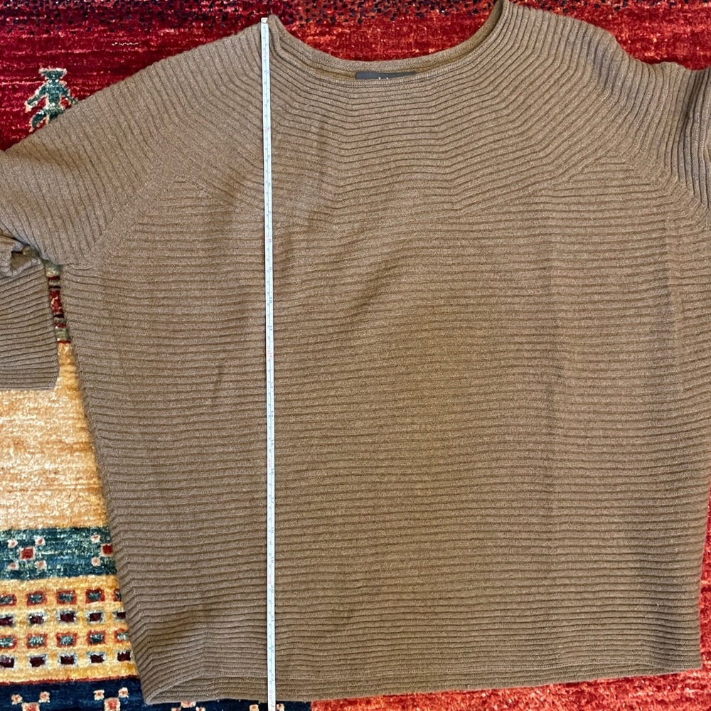 Seldom Brown 100% Virgin Wool Sweater Size M - Picture 7 of 8